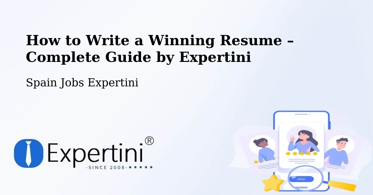 Resume Writing Guide for Job Seekers – Ultzama - Ultzama, Spain Jobs Expertini