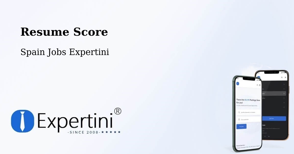 Resume Score & Job Description Match Tool – Ultzama - Spain Jobs Expertini